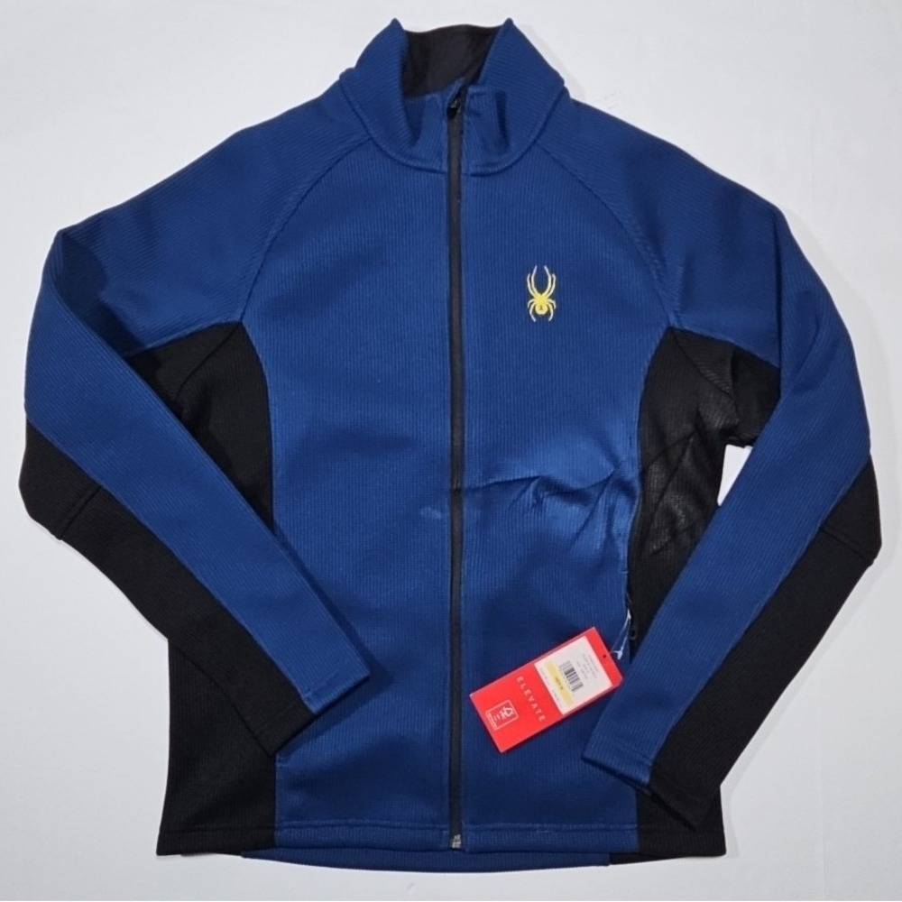 SPYDER‎ Constant Full Zip Fleece Jacket Blue Men's Size M NWT IMPERFECT - 205413